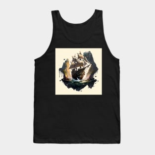 Pirate Ship - the goonies Tank Top